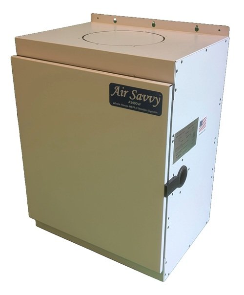 Air Savvy AS400W Whole House HEPA Filtration System